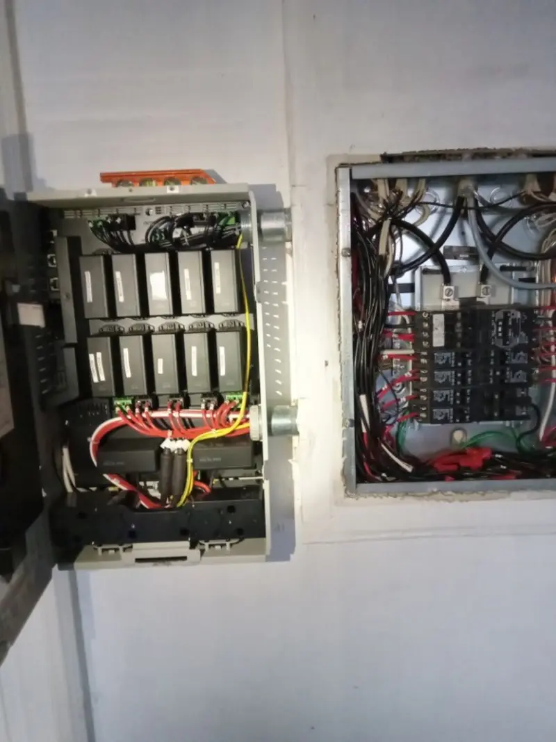 Electrical panel upgrade completed for Security Camera Wiring in Baker City